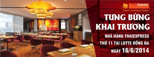Khai trương ThaiExpress chi nhánh thứ 11 tại Lotte Mart Đống Đa.