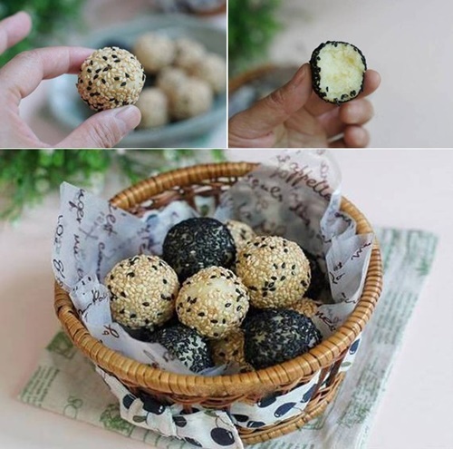 3 bước siêu tốc làm bánh khoai mè cực hấp dẫn