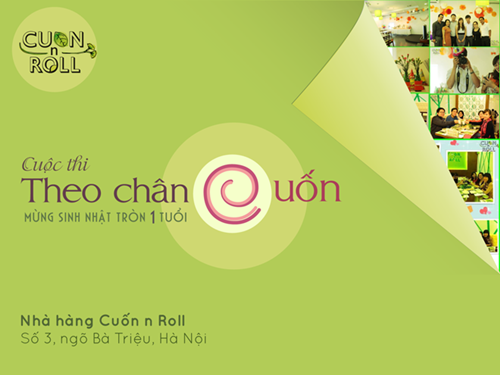 Quảng bá ẩm thực Việt cùng Cuốn N Roll 