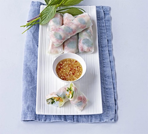 Bánh tráng cuộn tôm, món ăn tuyệt vời cho ngày hè
