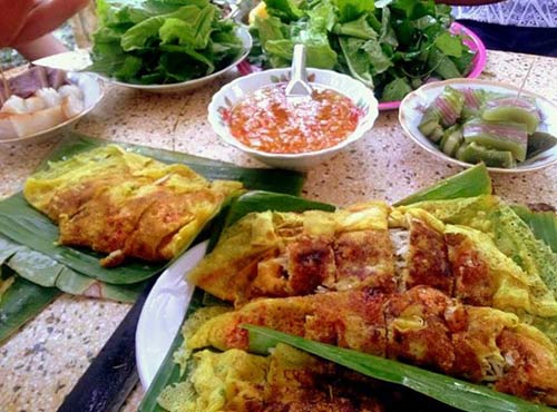 Bánh xèo cá trắng, nét giao hòa ẩm thực miền Tây