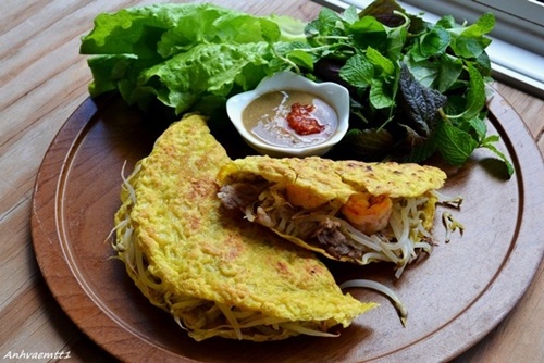 Bánh xèo miền Trung, đậm đà hương vị quê nhà