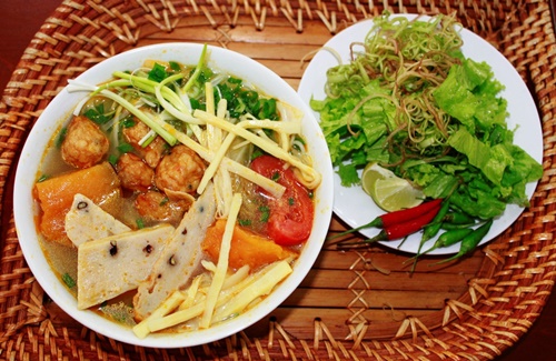 Bún chả cá Quy Nhơn, đậm đà hương vị biển