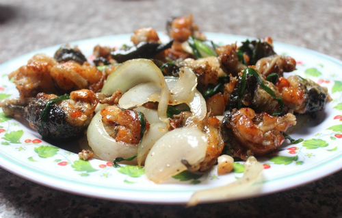 Hấp dẫn ếch chiên nước mắm