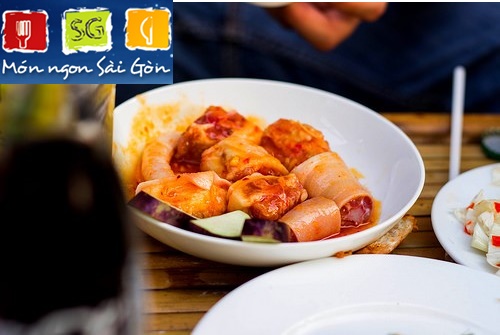 “Đuôi heo nướng” món ăn mang hương vị mới lạ.