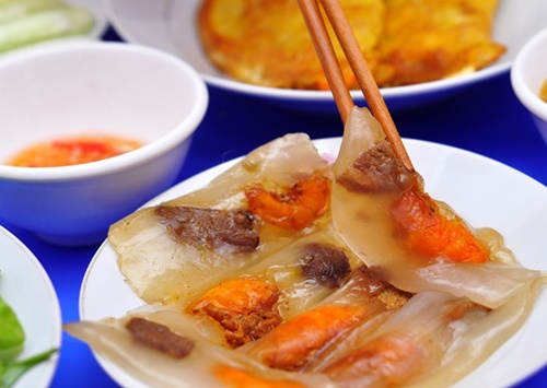 Bánh bột lọc nhân tôm xứ Huế