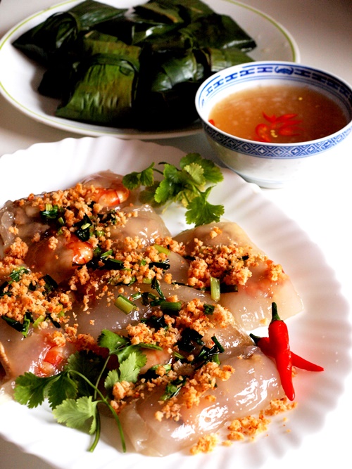Bánh bột lọc nhân tôm xứ Huế