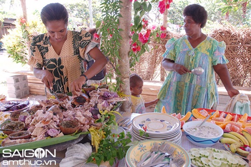 Món ngon từ đá nướng vùng Tân Đảo