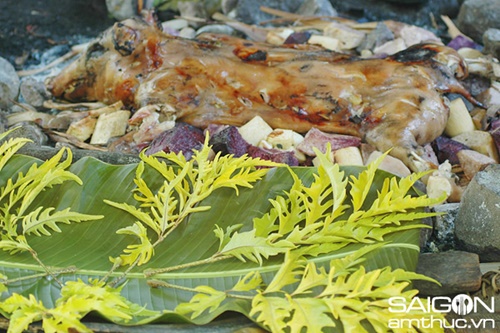 Món ngon từ đá nướng vùng Tân Đảo