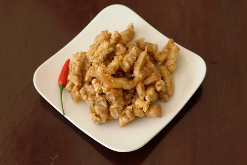 …..đến món ba rọi chiên thấm vị