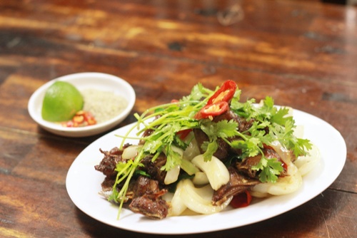 Vịt xào cay