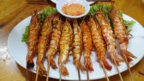 Tôm nướng muối ớt