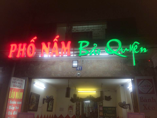 Hình ảnh nhà hàng Phố Nấm Bảo Quyên 67-69 Lò Đúc.