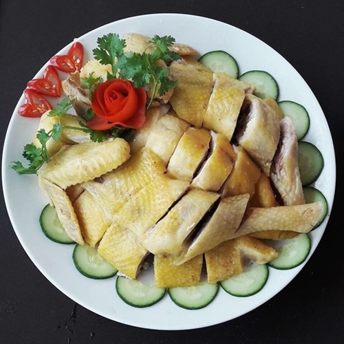 Gà hấp