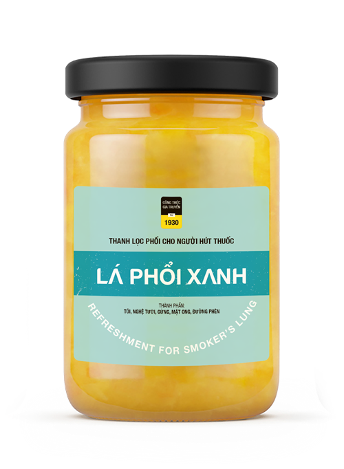 Cao tươi lá phổi xanh giúp thanh lọc phổi.