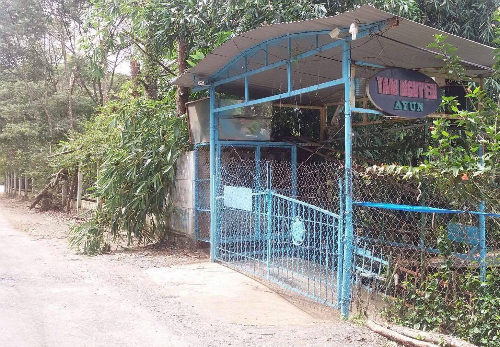 Quán cơm gà nơi xảy ra vụ việc.