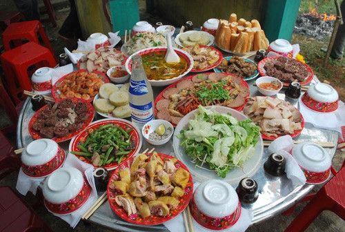 Mâm cổ ngày Tết cổ truyền