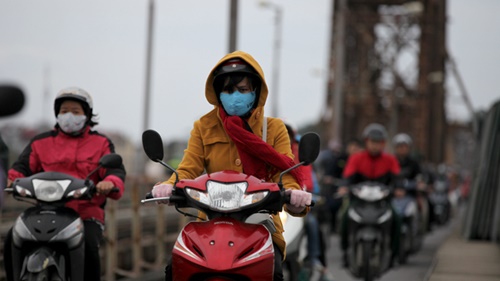 Hà Nội đang có đợt rét lạnh.